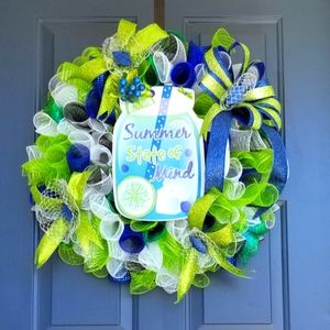 Summer Front Door Wreath